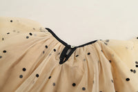 Load image into Gallery viewer, Kid Girl Star Polka Dots Mesh Dress Wholesale 64144493
