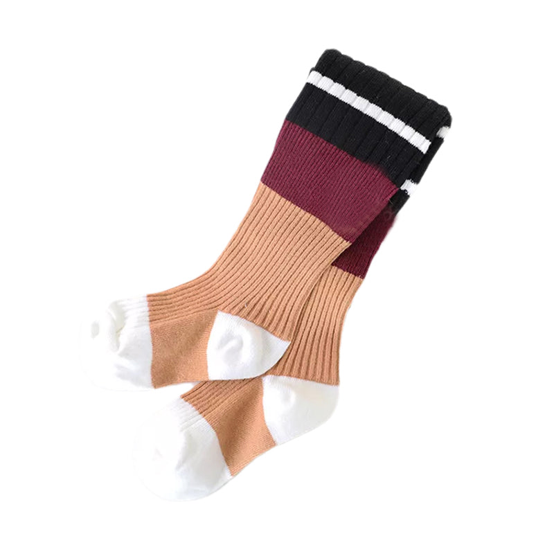 Baby Kid Girls Striped Color-blocking Socks Wholesale 45495796