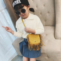 Load image into Gallery viewer, Kid Girl Tassel Cross Body Bag Wholesale 75673581
