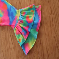 Load image into Gallery viewer, Kid Girl Tie-Dye Halter Neck Flared Pants Wholesale 87876930
