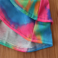 Load image into Gallery viewer, Kid Girl Tie-Dye Halter Neck Flared Pants Wholesale 87876930
