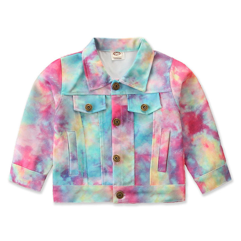 Baby Kid Girls Tie Dye Jackets Outwears Wholesale 74876768