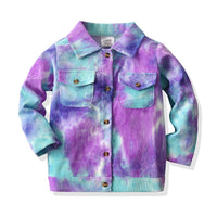 Load image into Gallery viewer, Baby Kid Girls Tie Dye Jackets Outwears Wholesale 93326588
