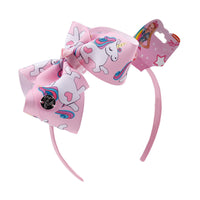 Load image into Gallery viewer, Kid Girl Unicorn Ribbon Bow Headbands Wholesale 29573388
