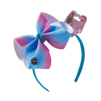 Load image into Gallery viewer, Kid Girl Unicorn Ribbon Bow Headbands Wholesale 29573388
