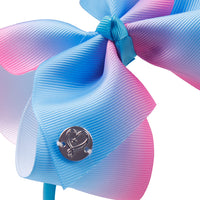 Load image into Gallery viewer, Kid Girl Unicorn Ribbon Bow Headbands Wholesale 29573388
