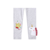 Load image into Gallery viewer, Baby Kid Girls Star Unicorn Embroidered Pants Wholesale 91767447
