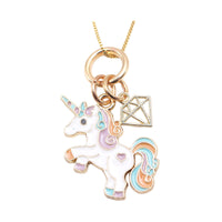 Load image into Gallery viewer, Kid Lovely Unicorn Necklace Wholesale 80173690
