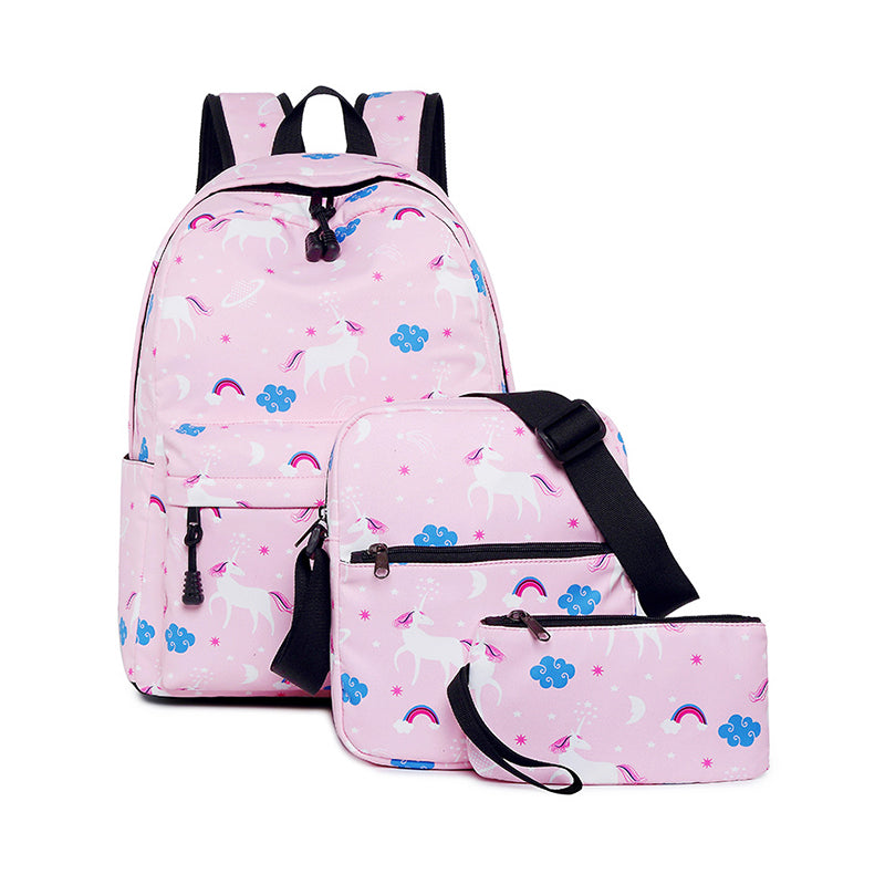 Kid Unicorn Backpack Messenger Bag Pencil Case Set Wholesale 35331556