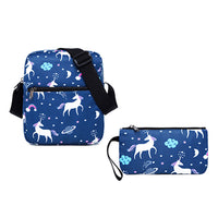 Load image into Gallery viewer, Kid Unicorn Backpack Messenger Bag Pencil Case Set Wholesale 35331556
