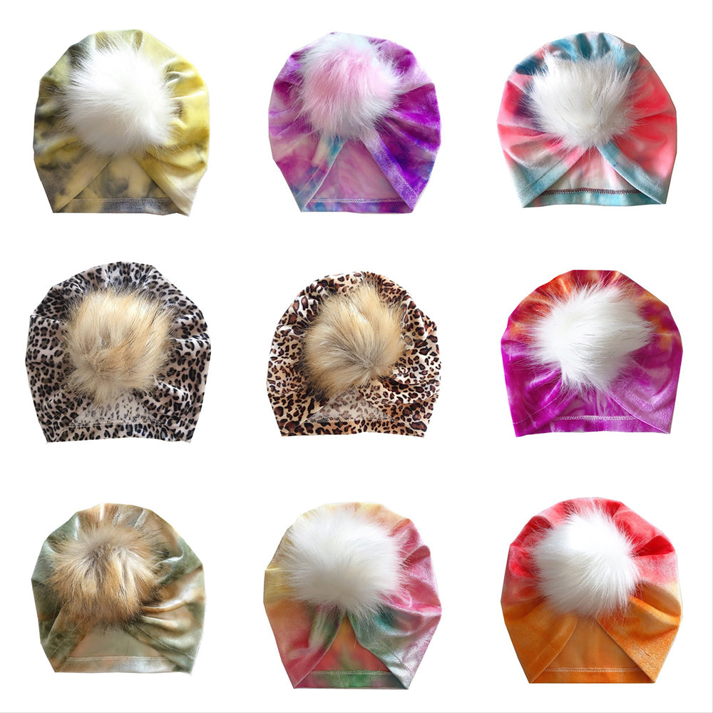 Kid's Magic Leopard Hair Ball Cap Wholesale 27836141