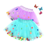 Load image into Gallery viewer, Little Girl Pom Pom Tutu Skirt Wholesale 97924445
