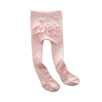 Load image into Gallery viewer, Little Girl Ruffle Decor Tights Wholesale 58425851
