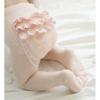 Load image into Gallery viewer, Little Girl Ruffle Decor Tights Wholesale 58425851
