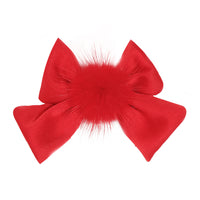 Load image into Gallery viewer, Little Girl Silk Pom Pom Hair Clip Wholesale 47493631
