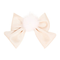 Load image into Gallery viewer, Little Girl Silk Pom Pom Hair Clip Wholesale 47493631
