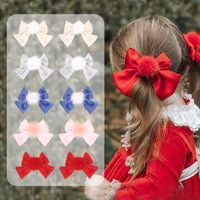 Load image into Gallery viewer, Little Girl Silk Pom Pom Hair Clip Wholesale 47493631
