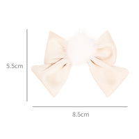Load image into Gallery viewer, Little Girl Silk Pom Pom Hair Clip Wholesale 47493631
