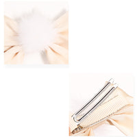 Load image into Gallery viewer, Little Girl Silk Pom Pom Hair Clip Wholesale 47493631
