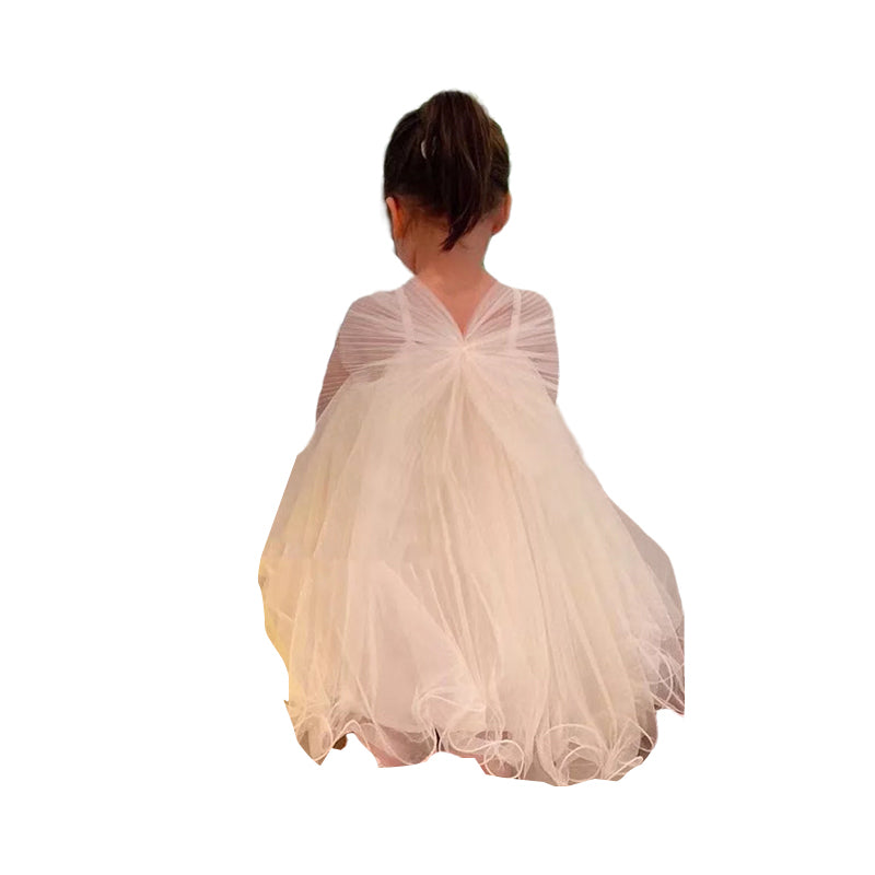 Little Girls Butterfly Mesh Cami Dress Wholesale 21513102