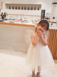 Load image into Gallery viewer, Little Girls Butterfly Mesh Cami Dress Wholesale 21513102
