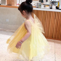 Load image into Gallery viewer, Little Girls Butterfly Mesh Cami Dress Wholesale 21513102
