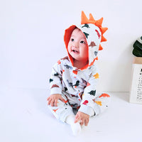 Load image into Gallery viewer, Lovely Baby Girl Unicorn Print Hoodie Jumpsuit Wholesale 55236460

