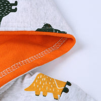 Load image into Gallery viewer, Lovely Baby Girl Unicorn Print Hoodie Jumpsuit Wholesale 55236460
