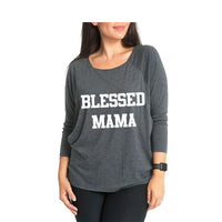 Load image into Gallery viewer, Maternity BLESSED MAMA Nursing Top Wholesale 31035346
