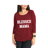 Load image into Gallery viewer, Maternity BLESSED MAMA Nursing Top Wholesale 31035346
