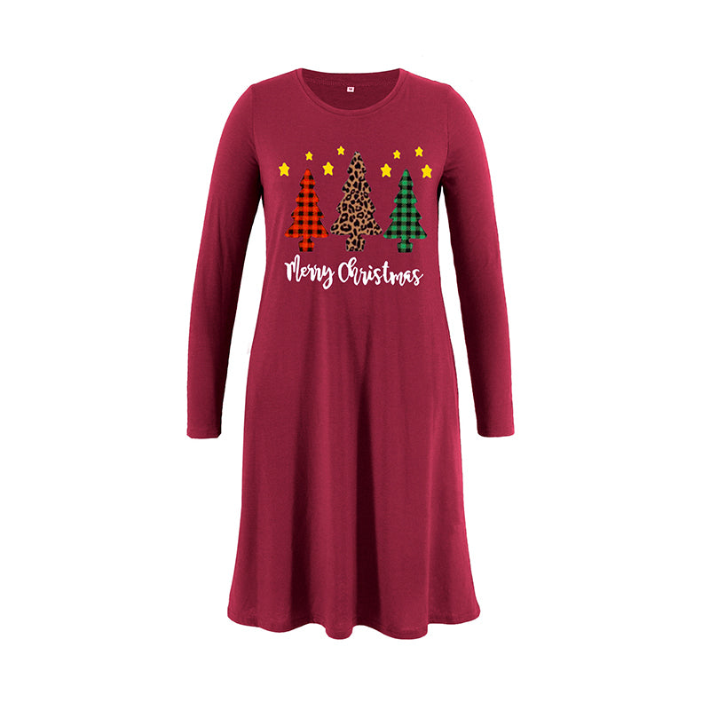 Maternity Christmas Tree T-shirt Dress Wholesale 62693284