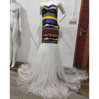 Load image into Gallery viewer, Women Striped Color-blocking Dresses Wholesale 01286259
