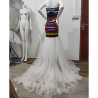 Load image into Gallery viewer, Women Striped Color-blocking Dresses Wholesale 01286259
