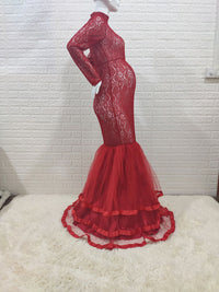 Load image into Gallery viewer, Women Solid Color Lace Dresses Wholesale 74846246
