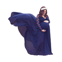 Load image into Gallery viewer, Maternity Solid Color Lace Dresses Wholesale 79916186
