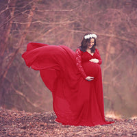 Load image into Gallery viewer, Maternity Solid Color Lace Dresses Wholesale 79916186
