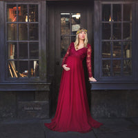 Load image into Gallery viewer, Maternity Solid Color Lace Dresses Wholesale 79916186
