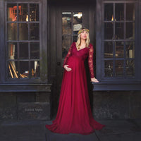 Load image into Gallery viewer, Maternity Solid Color Lace Dresses Wholesale 79916186
