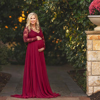 Load image into Gallery viewer, Maternity Solid Color Lace Dresses Wholesale 79916186
