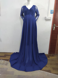 Load image into Gallery viewer, Maternity Solid Color Lace Dresses Wholesale 79916186
