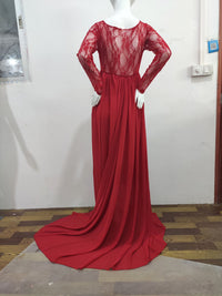 Load image into Gallery viewer, Maternity Solid Color Lace Dresses Wholesale 79916186
