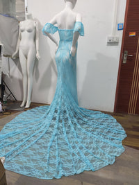 Load image into Gallery viewer, Women Solid Color Lace Dresses Wholesale 76476237
