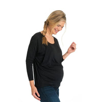 Load image into Gallery viewer, Maternity Round Neck Nursing Top Wholesale 56745367
