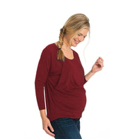 Load image into Gallery viewer, Maternity Round Neck Nursing Top Wholesale 56745367
