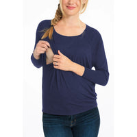 Load image into Gallery viewer, Maternity Round Neck Nursing Top Wholesale 56745367
