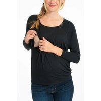 Load image into Gallery viewer, Maternity Round Neck Nursing Top Wholesale 56745367
