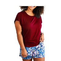 Load image into Gallery viewer, Maternity Solid Color Nursing Modal T-Shirt Wholesale 05013199
