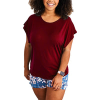 Load image into Gallery viewer, Maternity Solid Color Nursing Modal T-Shirt Wholesale 05013199
