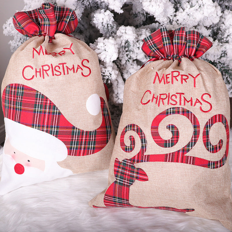 Merry Christmas Plaid Candy Bag Wholesale 23875716