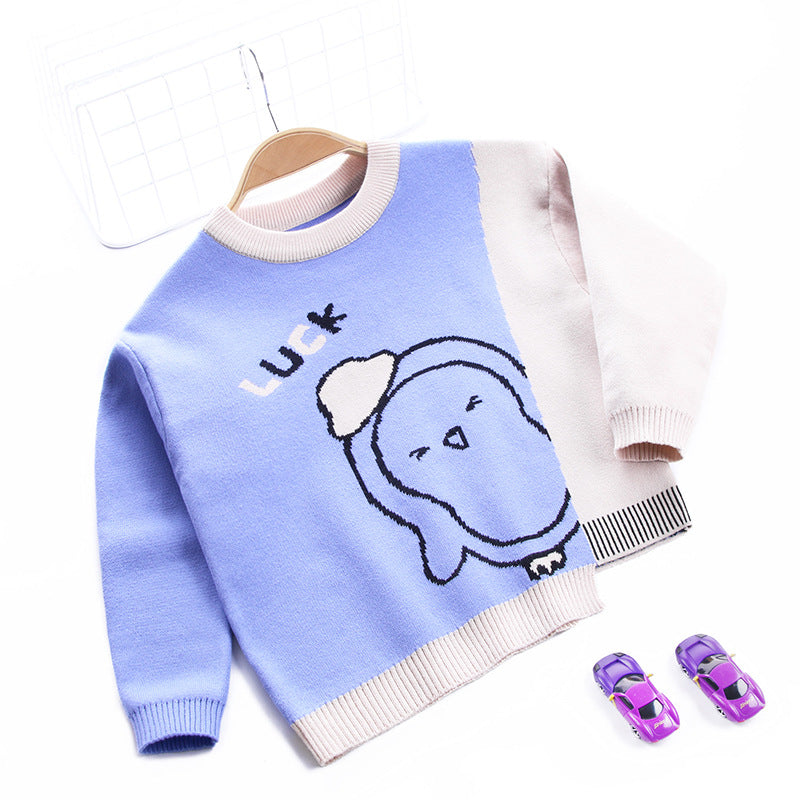 Baby Kid Boys Letters Cartoon Sweaters Knitwear Wholesale 221011373